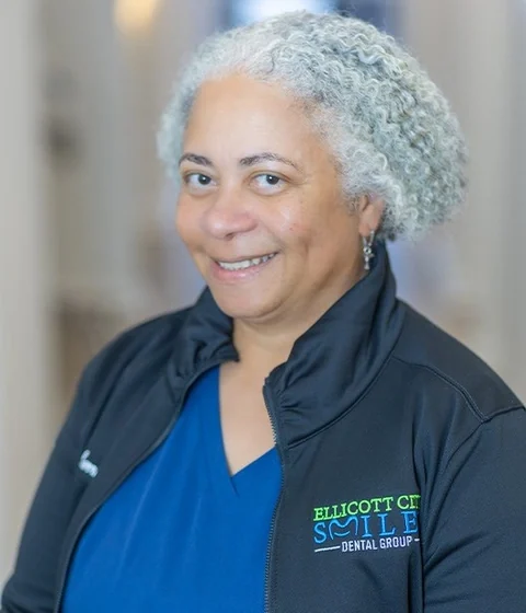 Dr. Janine Carrington, DDS, oral surgeon at Ellicott City Smiles.