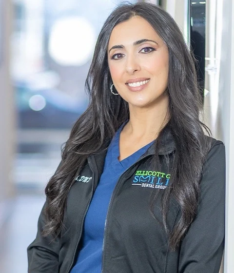 Dr. Nesreen Sabah, DMD, general dentist at Ellicott City Smiles.