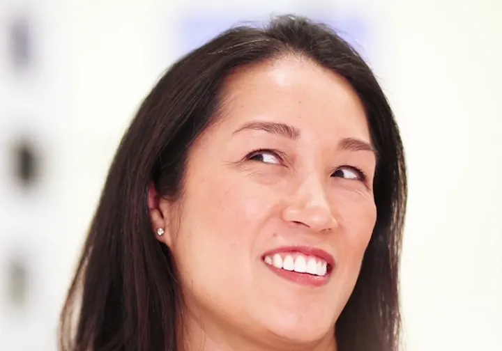 Dr. Monica Tiu, the practice's dental anesthesiologist, smiling.
